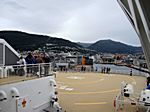 MS Bergensfjord, Abfahrt aus Bergen